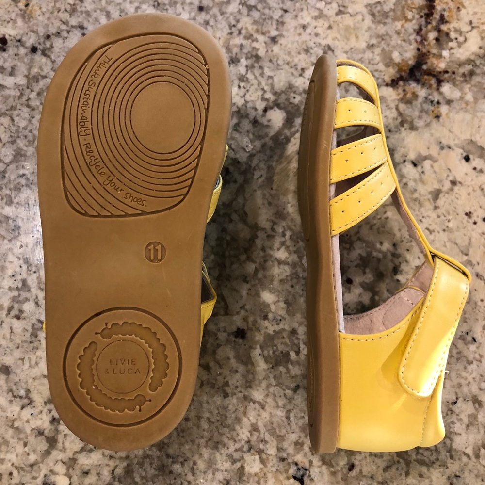Livie & Luca Yellow Sandals